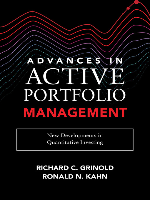 Title details for Advances in Active Portfolio Management by Richard C. Grinold - Wait list